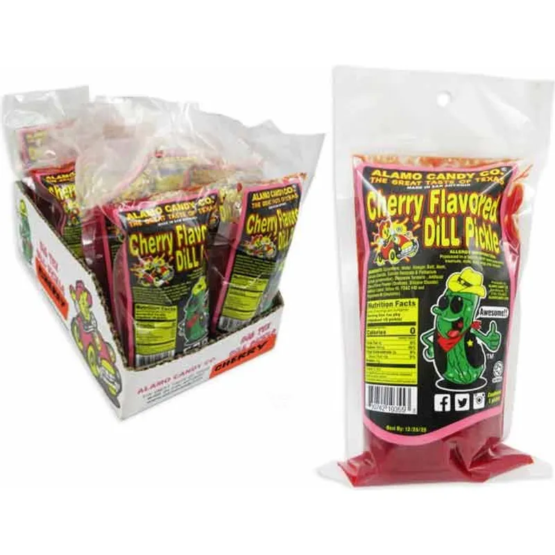 Alamo Candy Big Tex Dill Pickle - Cherry view 1