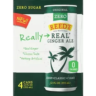 Reeds All Natural Zero Real Ginger Ale Original