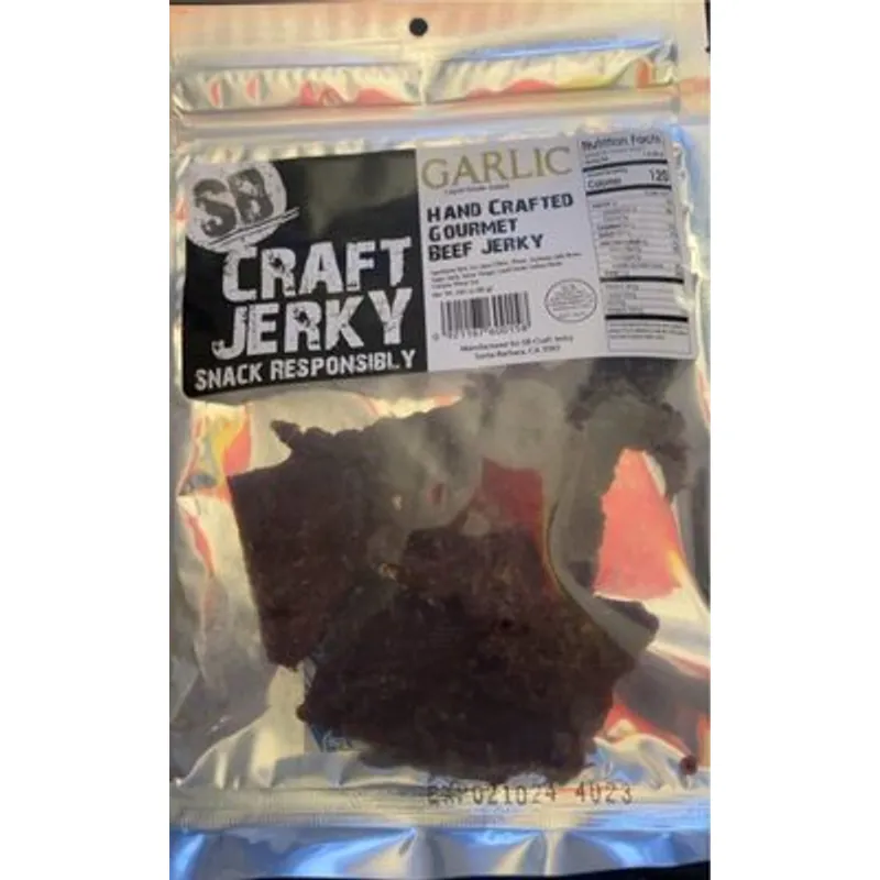 SB Craft Jerky Garlic view 1