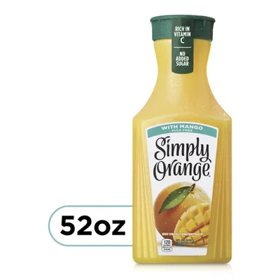 Simply Orange Juice with Mango 52 oz