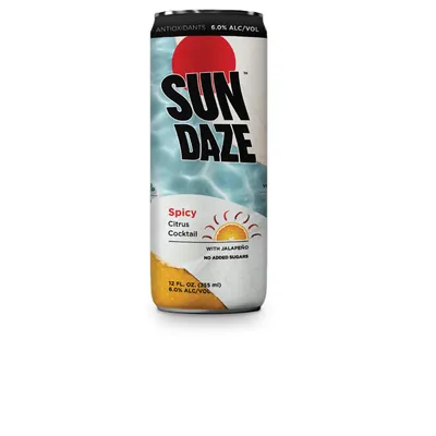SunDaze Spicy Citrus Cocktail 4x 16oz Cans