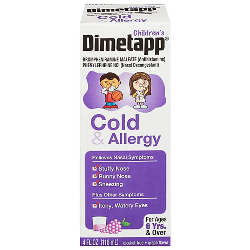 Dimetapp Children's Cold & Allergy Liquid view 1