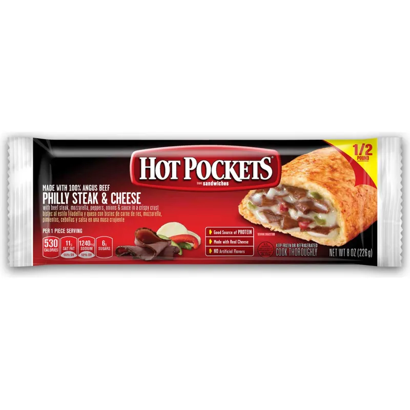 Hot Pockets Philly Steak And Cheese Stuffed Sandwich view 1