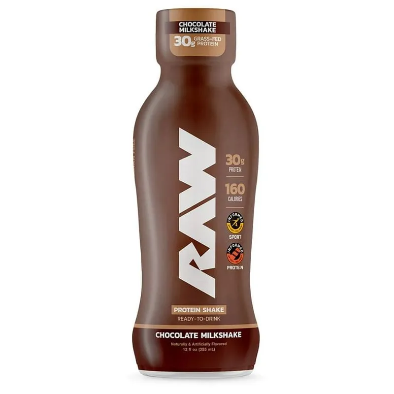 RAW Nutrition Chocolate Milkshake Protein Shake view 1