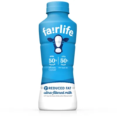 Fairlife 2% Reduced Fat Ultra-Filtered Milk 14 oz Bottle