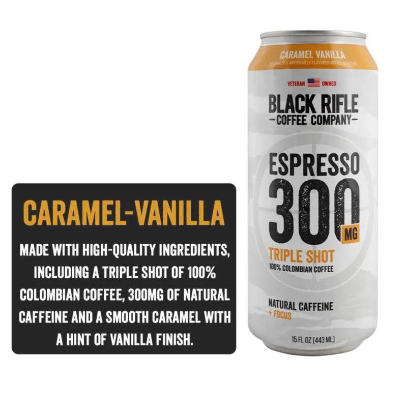 Black Rifle Coffee Company Caramel Vanilla Triple Shot Espresso view 1