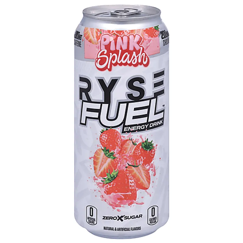 RYSE Fuel Pink Splash Zero Sugar view 1