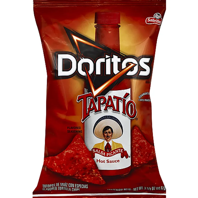 Doritos Tapatío Salsa Picante Hot Sauce Flavored Tortilla Chips view 1