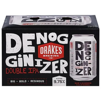 Drake's Denogginizer Double IPA 6 Pack 12 oz Cans