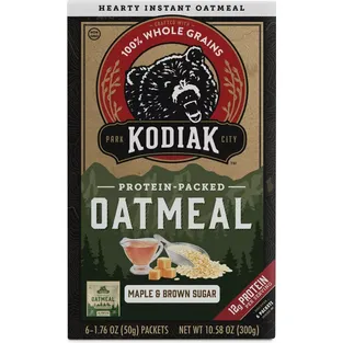 Kodiak Protein-packed Oatmeal Maple & Brown Sugar Box