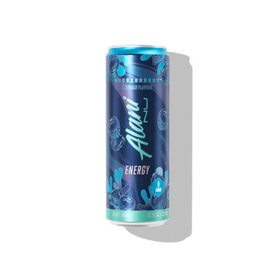 Alani Nu Energy Drink Breezeberry 12 oz Can