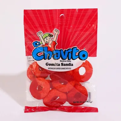 El Chavito Watermelon Chili Gummies 4.1 oz Bag