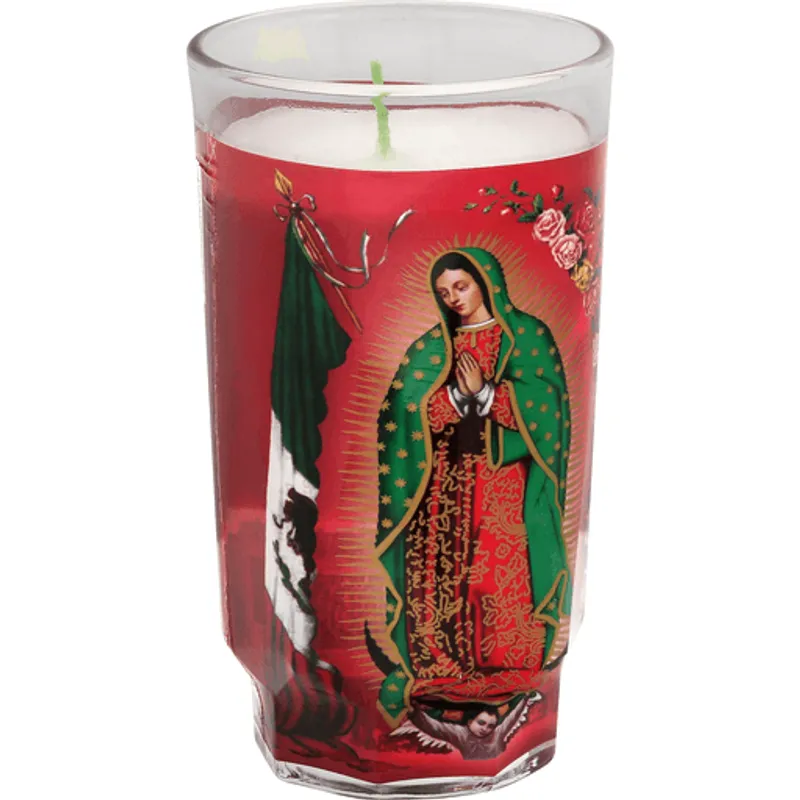 La Luz De Tu Fe Glass Candle view 1