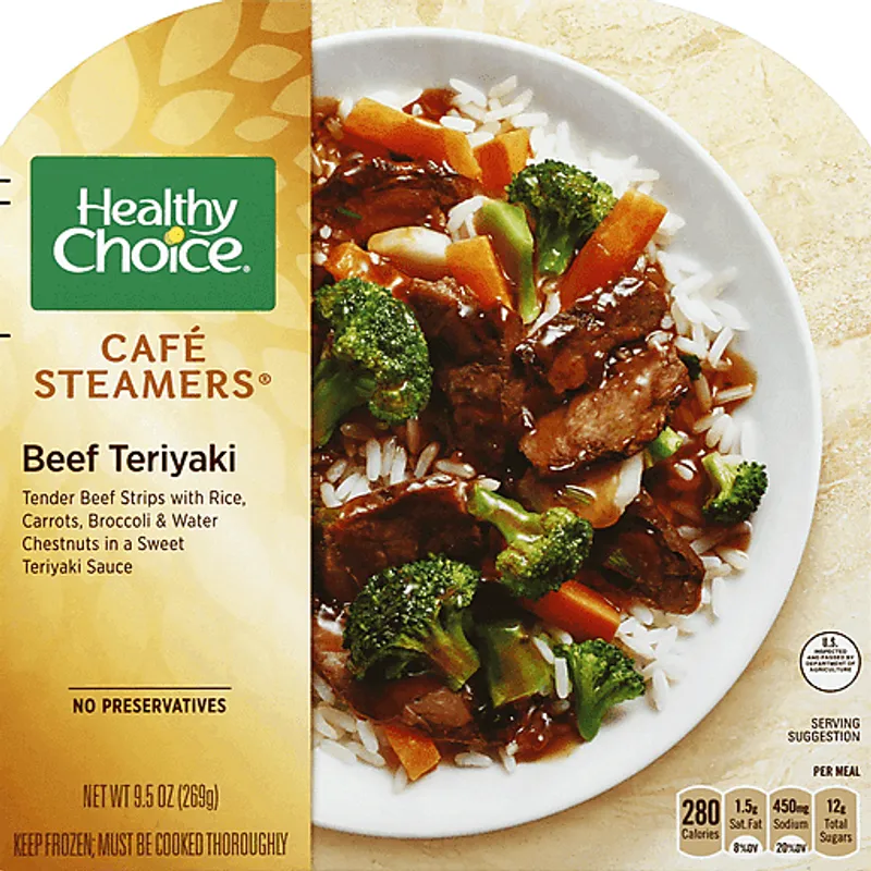 Healthy Choice Beef Teriyaki Box view 1