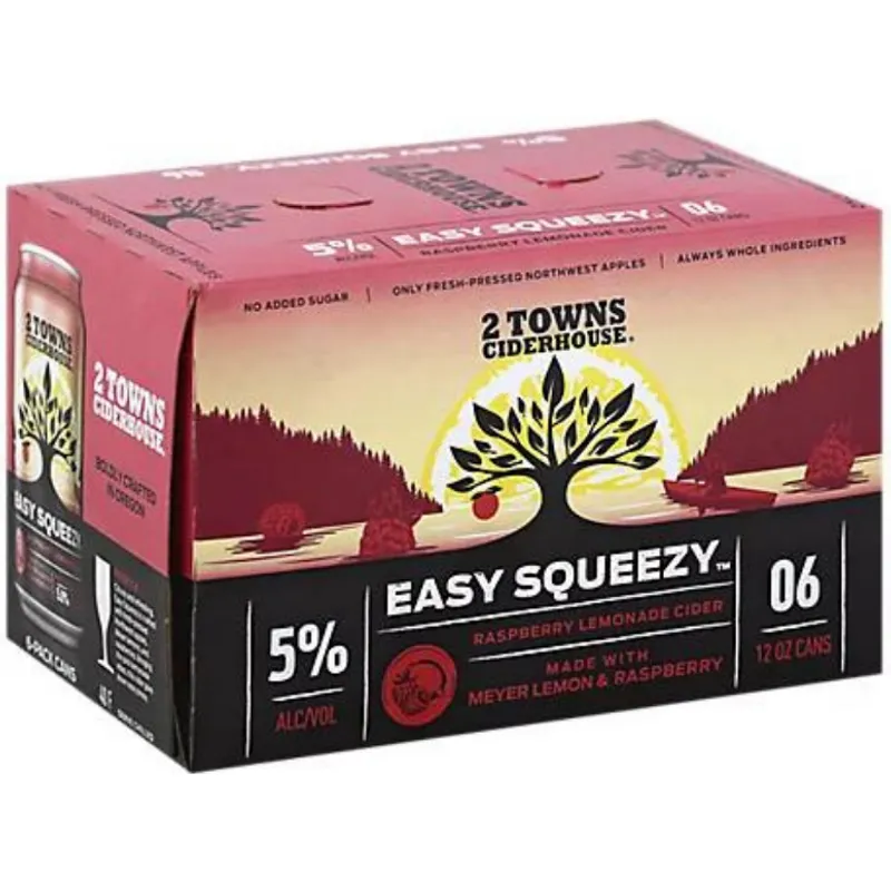 2 Towns Easy Squeezy Raspberry Lemonade Hard Cider view 1