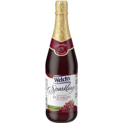 Welch's Sparkling Juice Cocktail Red Grape 25.4 oz Bottle