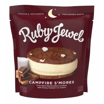 Ruby Jewel S'mores Ice Cream Sandwich 5.25 oz
