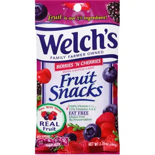 Welchs Fruit Snacks Berries N Cherries