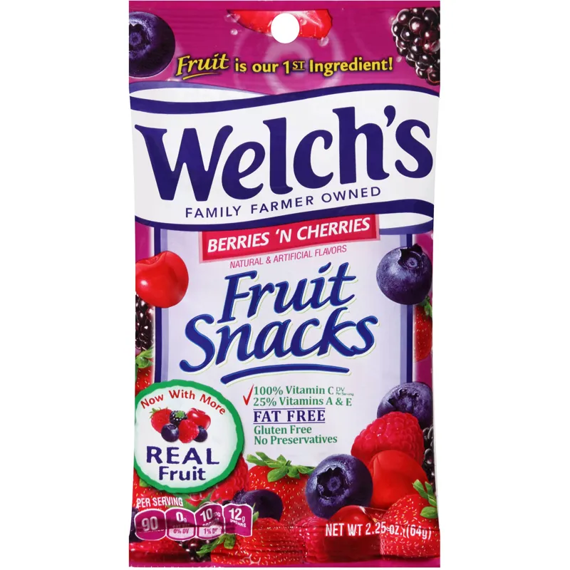 Welchs Fruit Snacks Berries N Cherries view 1