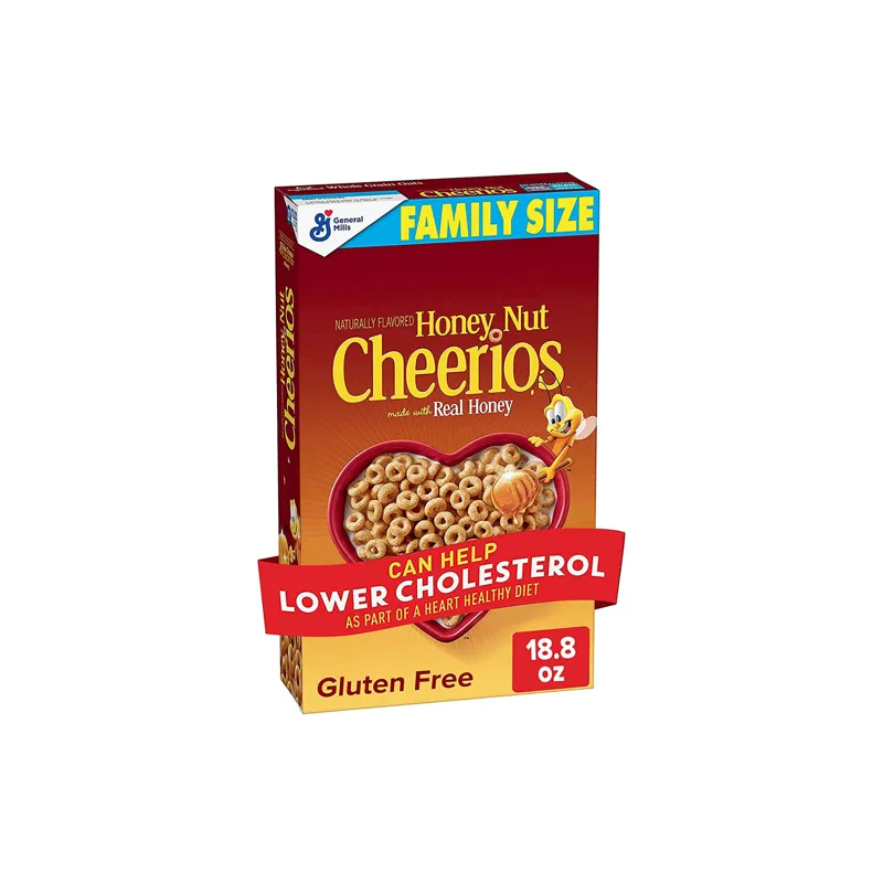 General Mills Honey Nut Cheerios Box view 1