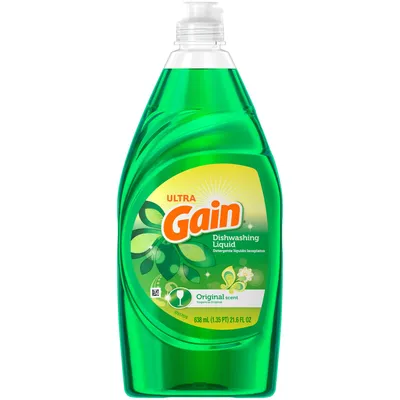 Gain Ultra Original Dishwashing Liquid 21.6 oz Bottle