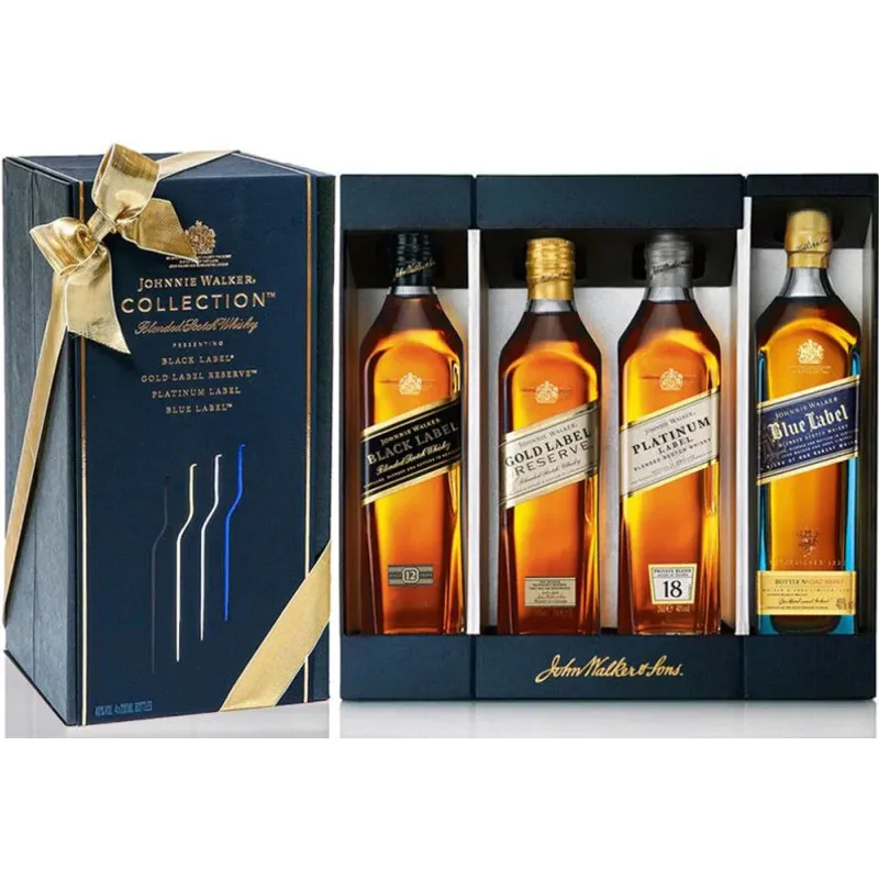 John Walker & Sons ウイスキー 4本セット Johnnie Walker Collection Blended Scotch Whisky 4 Pack | Norcal