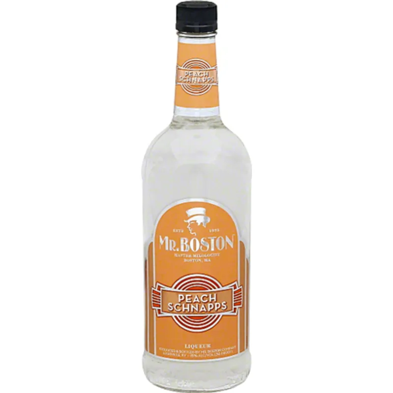 Mr. Boston Peach Schnapps Liqueur view 1
