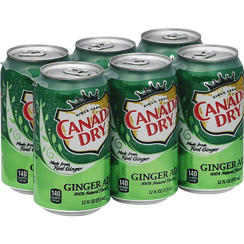 Canada Dry Caffeine Free Ginger Ale Soda view 1
