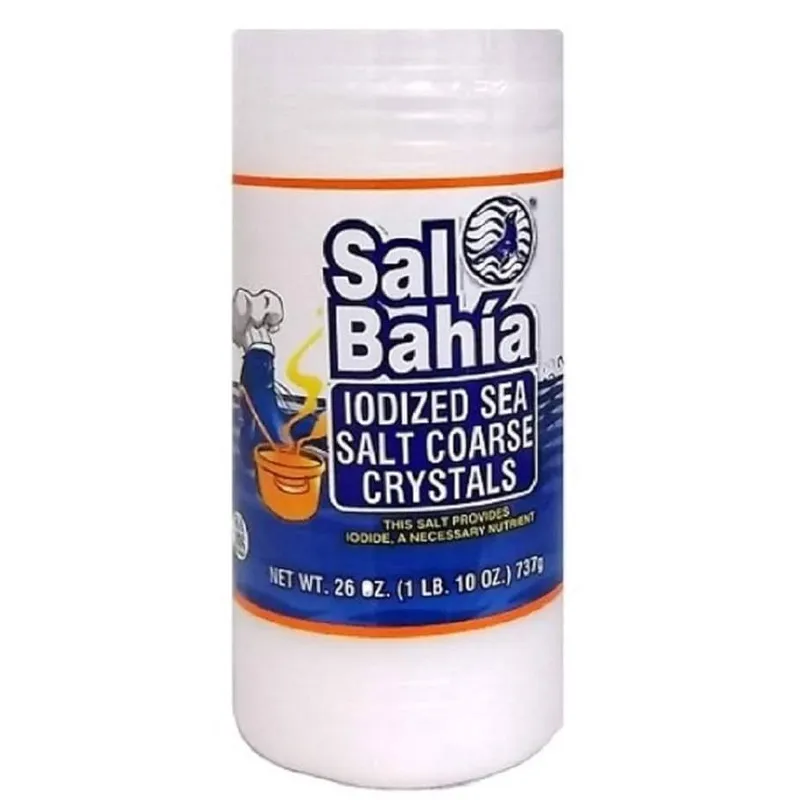 Sal Bahia Iodized Sea Salt Fine Crystals Box view 1