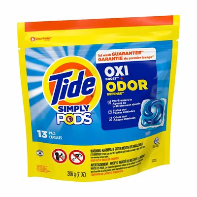 Tide Simply PODS 3-in-1 Fresh Linen 13 Count 7 oz Bags