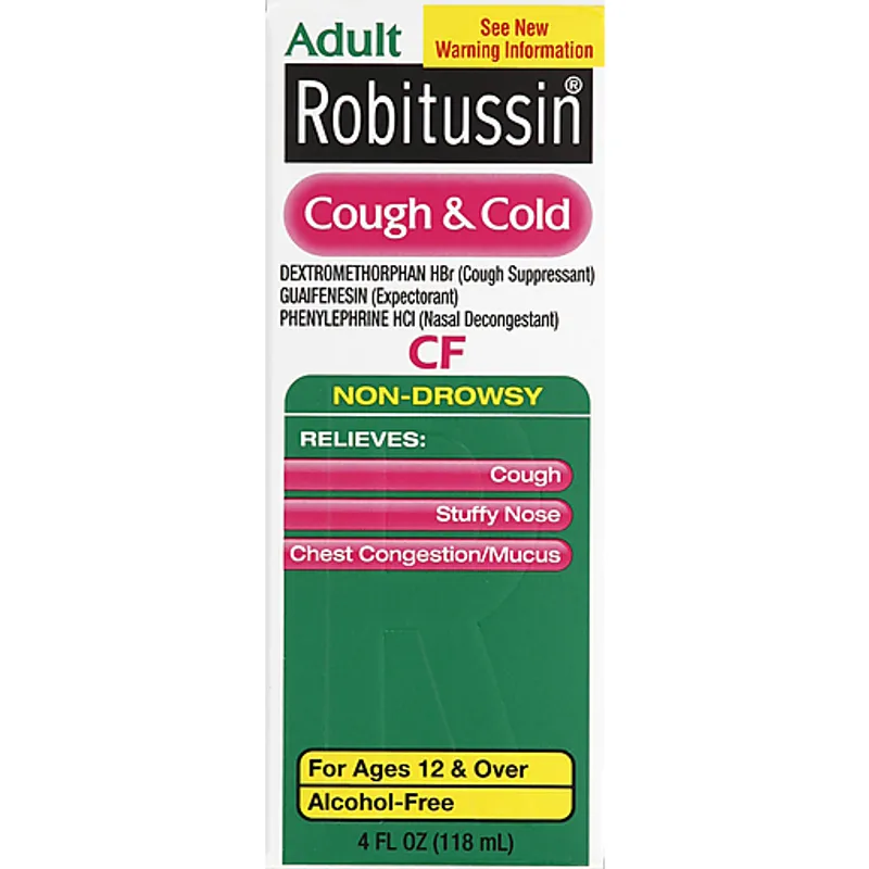 Robitussin Cough & Cold CF view 1