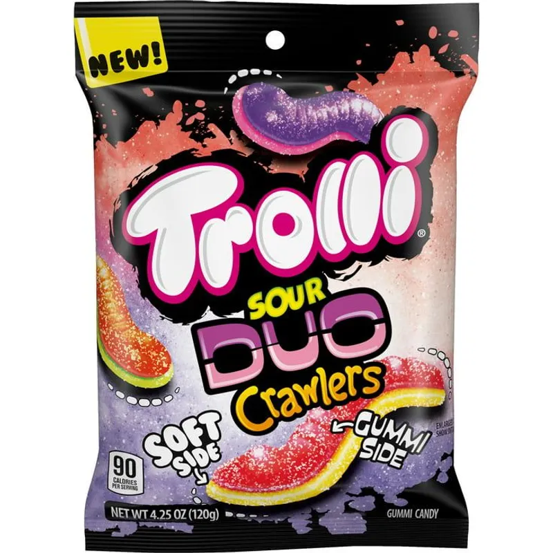Trolli Gummi Candy, Sour Crawlers Duo view 1