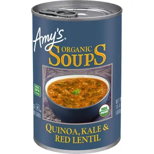 Amys Organic Soups Quinoa Kale & Red Lentil