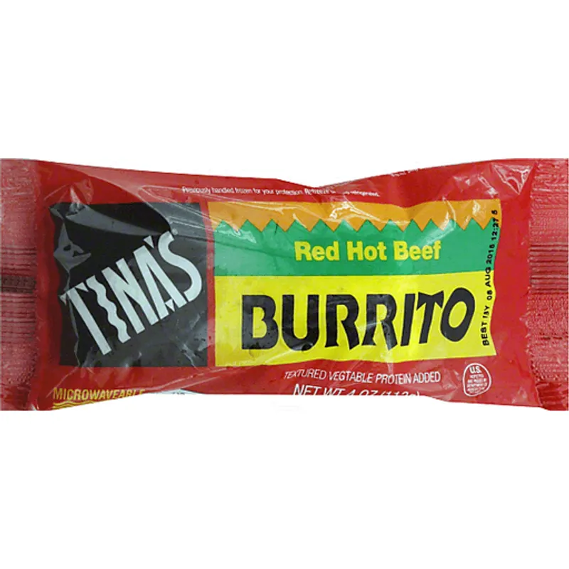 Tina's Red Hot Beef Burrito view 1
