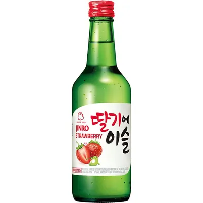 Jinro Strawberry Soju 6 Pack 375 ml