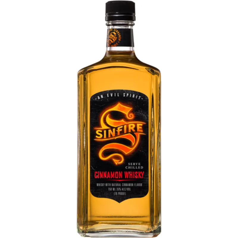 Sinfire Cinnamon Whiskey view 1