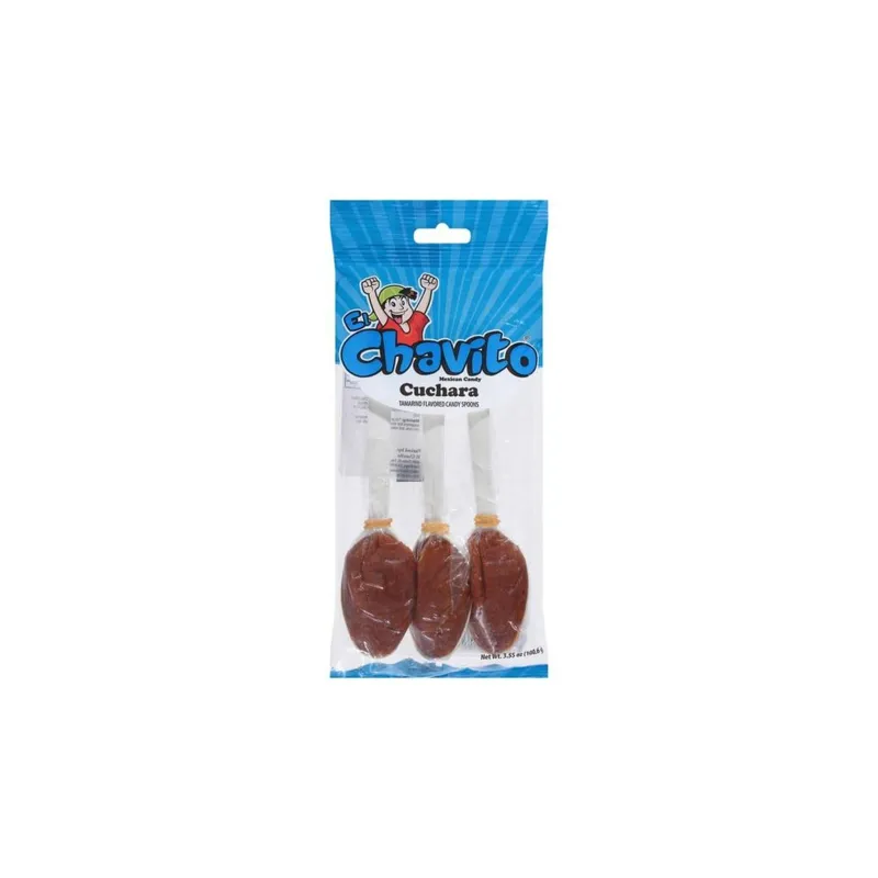 El Chavito Cuchara Tamarind Flavored Candy Spoons view 1