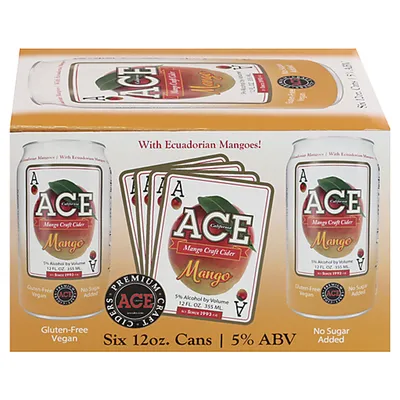 ACE Mango Craft Cider 6 Pack 72 oz