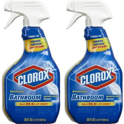 Clorox Disinfecting Bathroom Cleaner Spray 30 oz Bottle