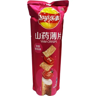 Lay's Yam Crisps Tomato Flavor 2.82 oz