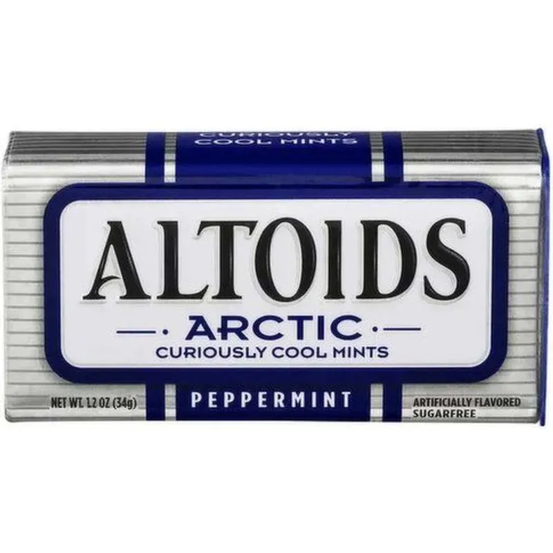 Altoids Mints Arctic Peppermint Sugar Free Box view 1