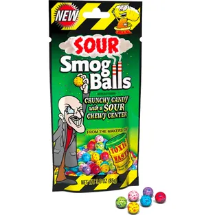 Toxic Waste Sour Smog Balls Candy