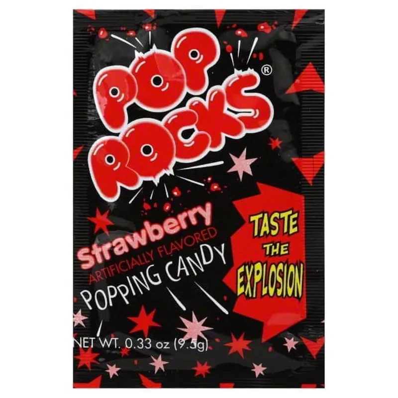 Pop Rocks Strawberry Popping Candy view 1
