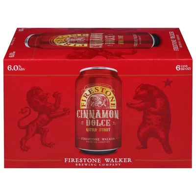 Firestone Walker Cinnamon Dolce Nitro Stout 6-pack 72 oz can