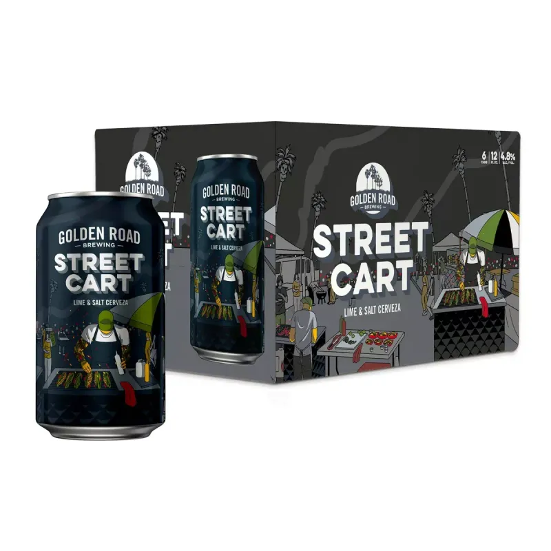 Golden Road Street Cart Cerveza view 1