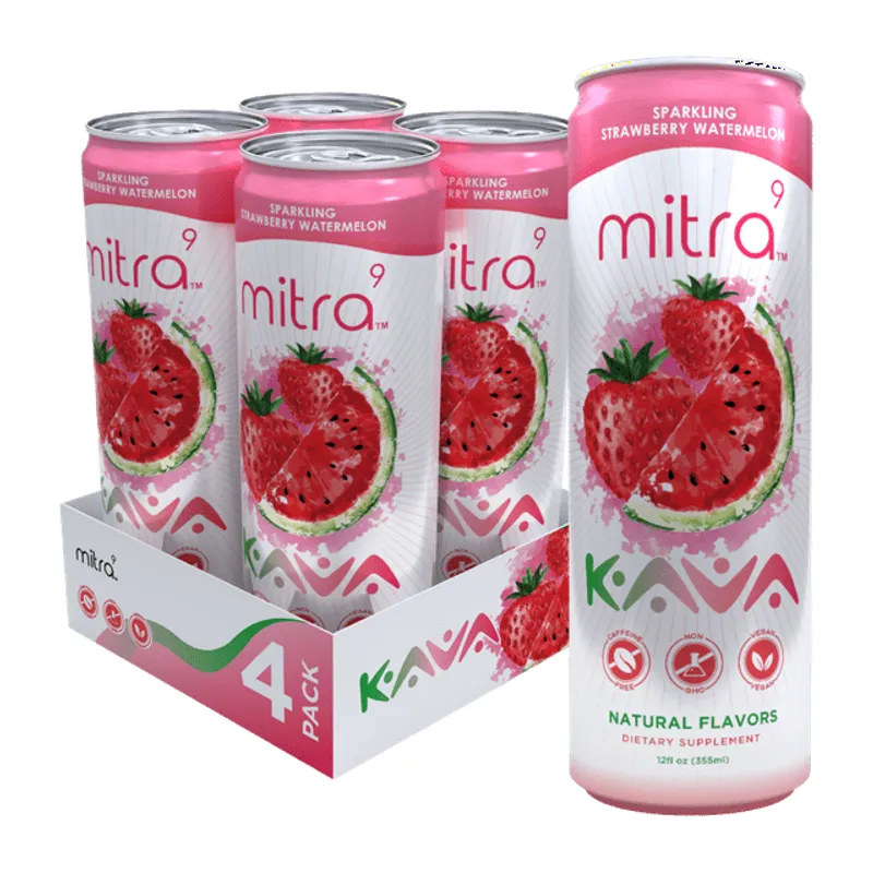 Mitra 9 Kava Sparkling Strawberry Watermelon view 1