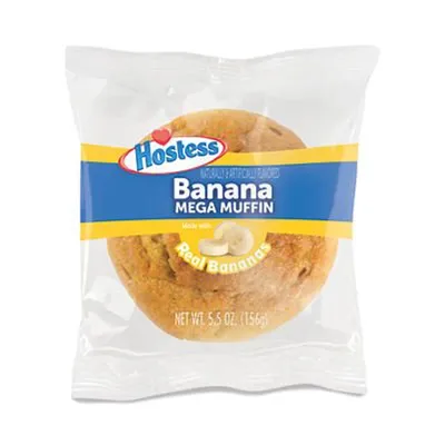 Hostess Banana Mega Muffin 5.5 oz Bag