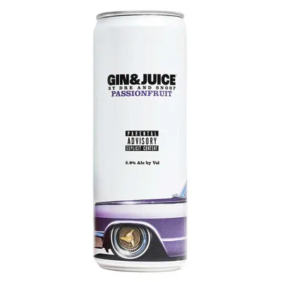Gin & Juice by Dre and Snoop Passionfruit 355ml