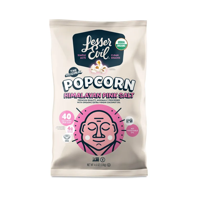 LesserEvil Buddha Bowl Popcorn Himalayan Pink Salt view 1