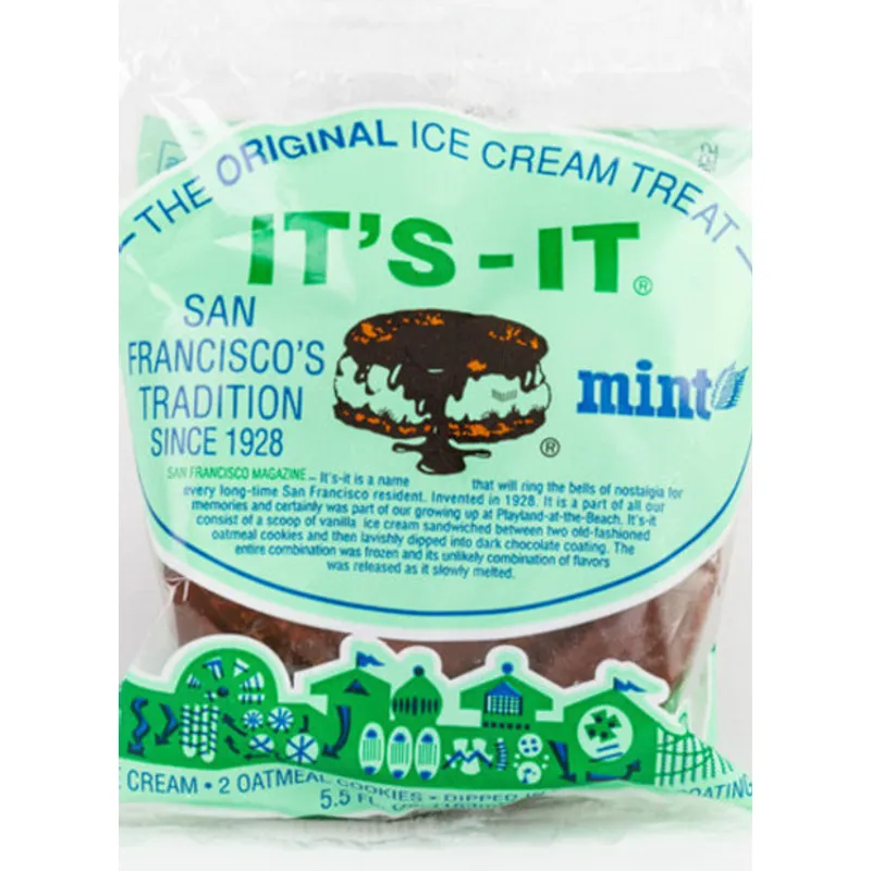 It's-It Mint Ice Cream Sandwiches view 1